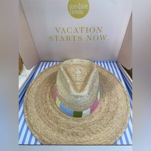 Sunshine Tienda Berta Palm Hat XS/S
